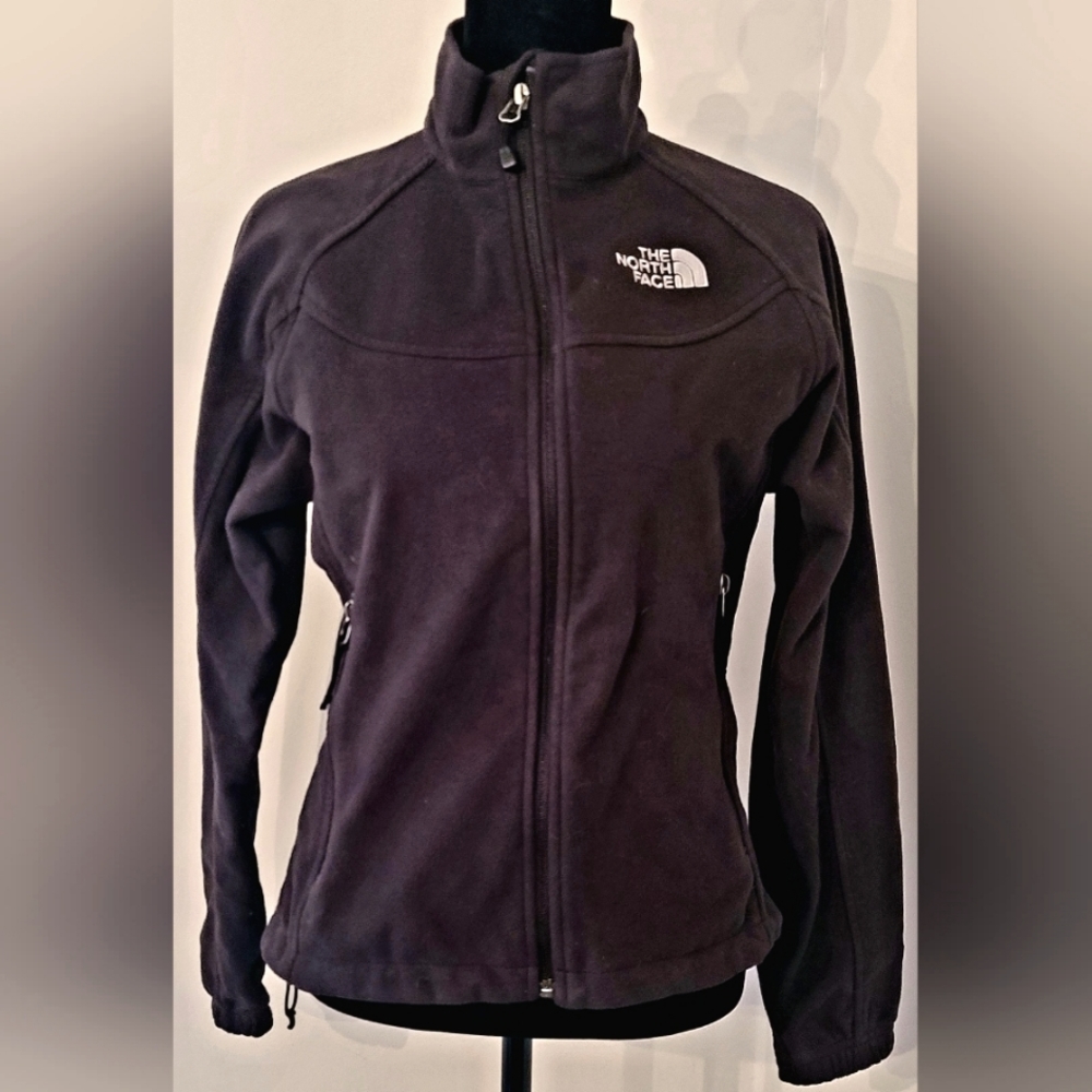 North Face "WindWall" Women's Black Fleece Jacket Size SP